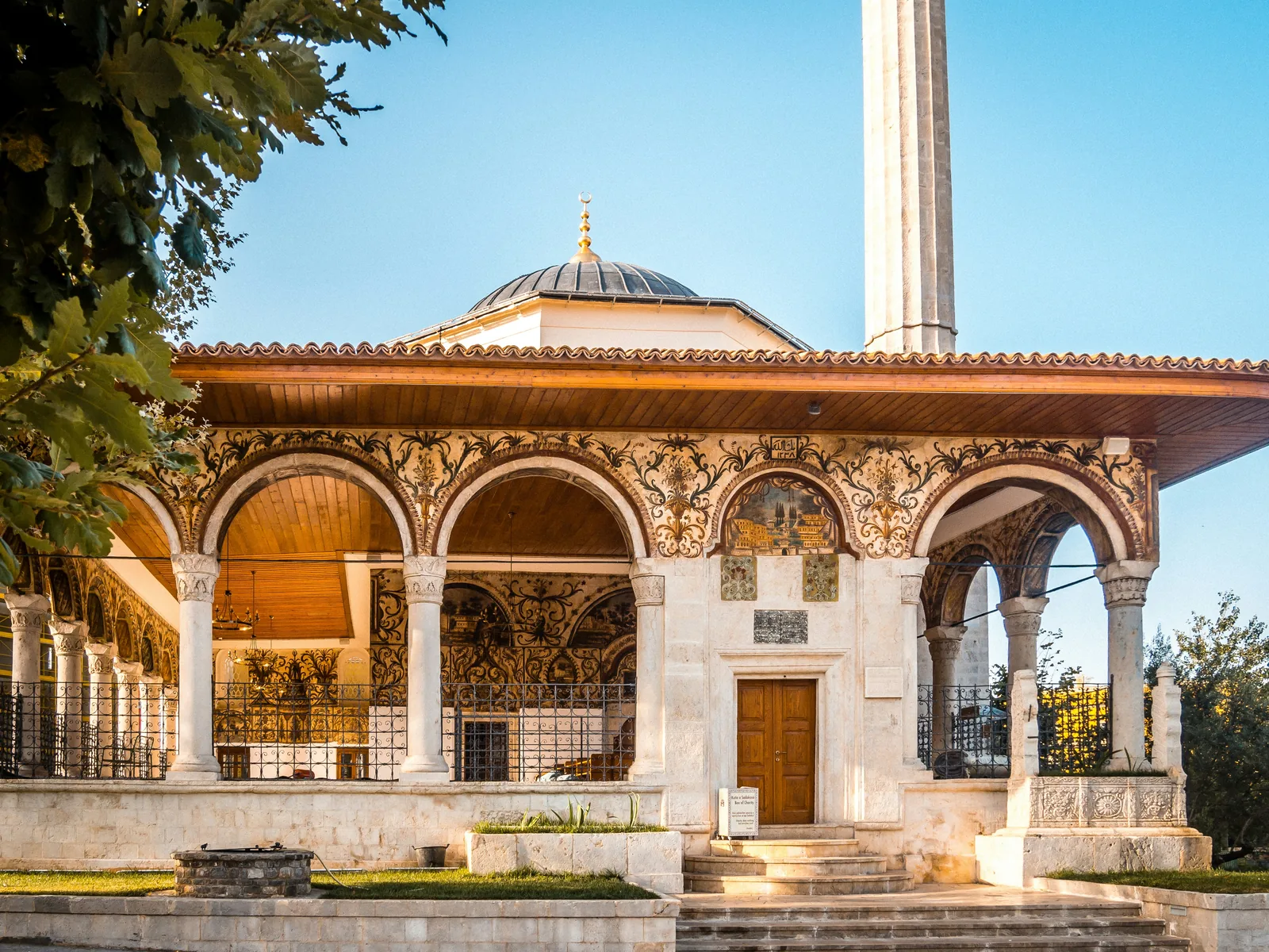 The Et'hem Bey mosque in central Tirana