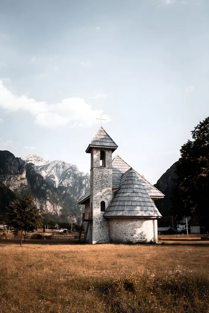 The church at Theth. Sacred places are entered on the community's terms, not the visitor's.